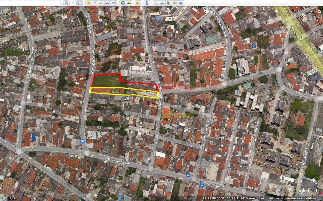 TERRENO 1150 M, 20 X25 COM ESTUDO PARA PRÉDIO
