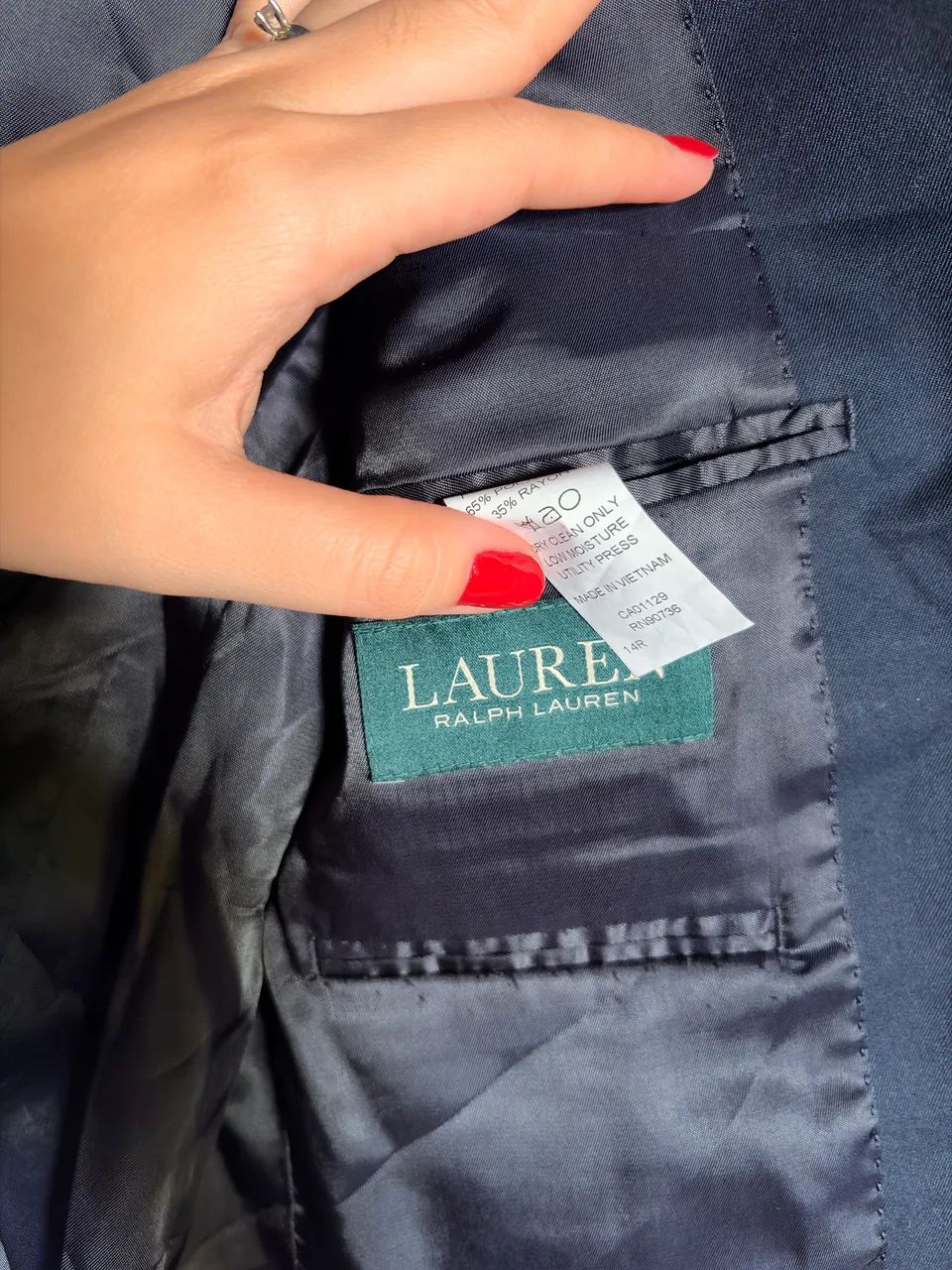 Vende-se blazer azul escuro  - Foto 3