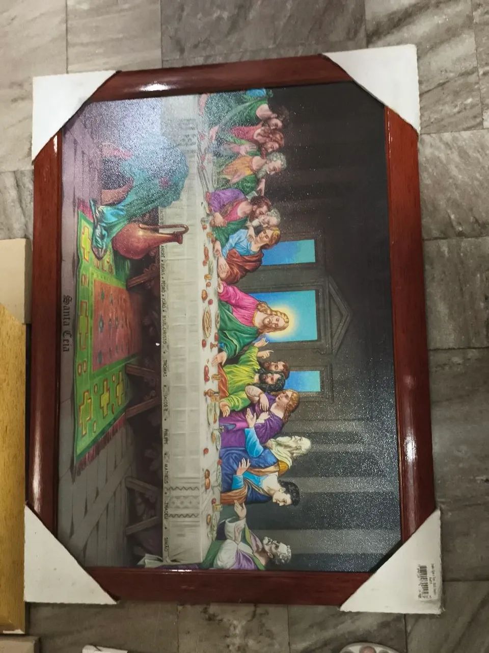 Quadro santa ceia, jesus - Foto 4