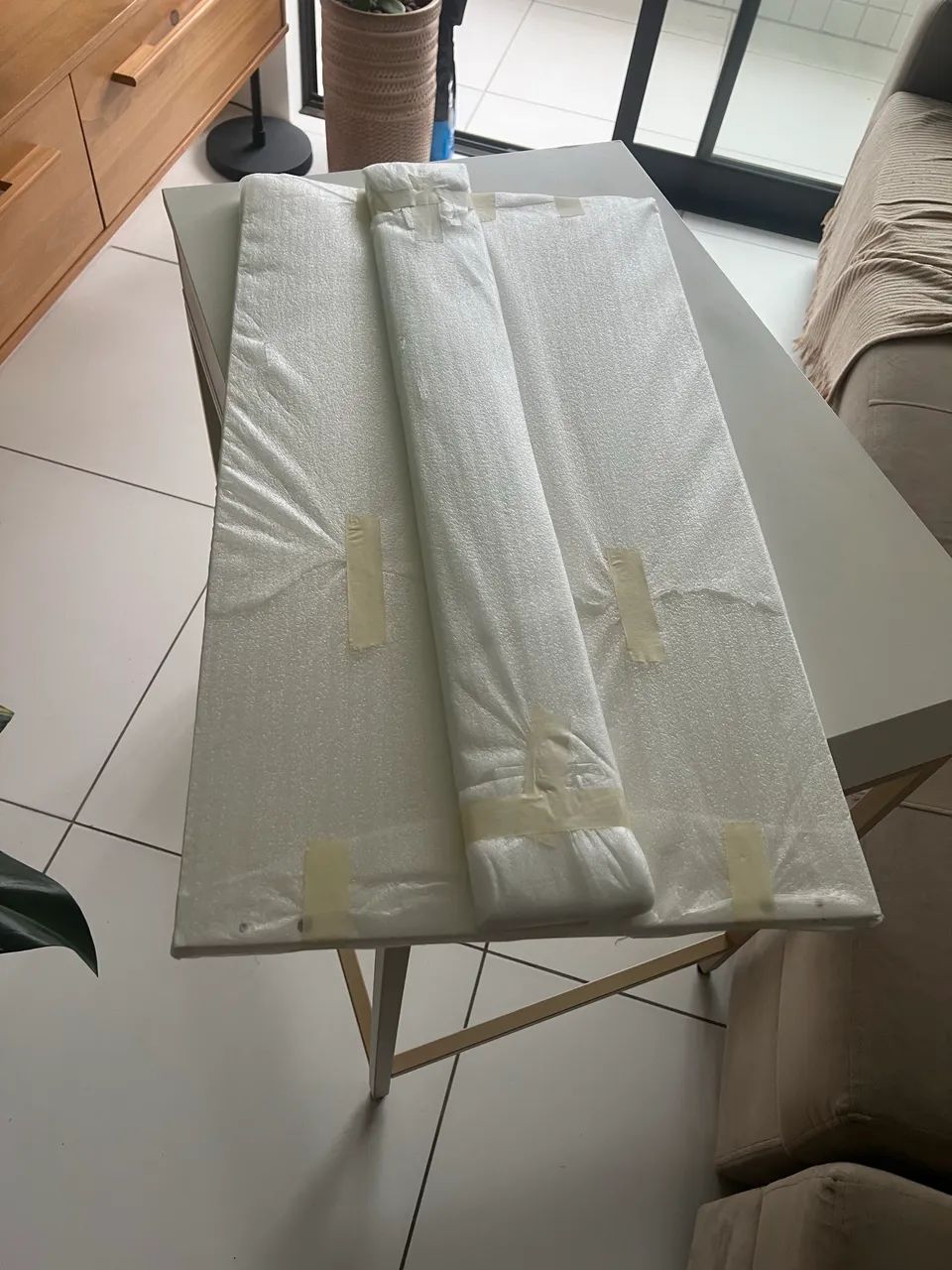 Escrivaninha com Gaveta 70 cm x 48 cm - cor Branca - Foto 5