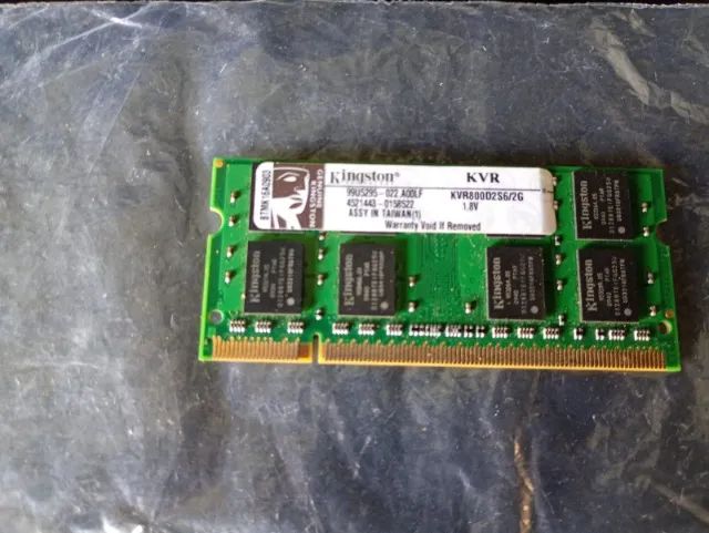 Memória RAM 2GB Kingston para notebook