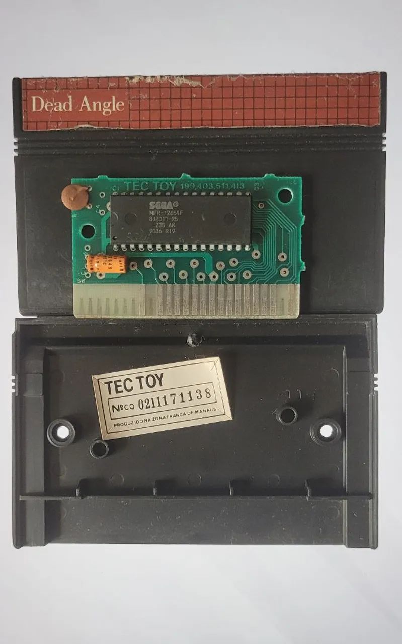 Jogo Dead Angle - Master System - 100% Original Tectoy + Manual Repro. - Foto 2