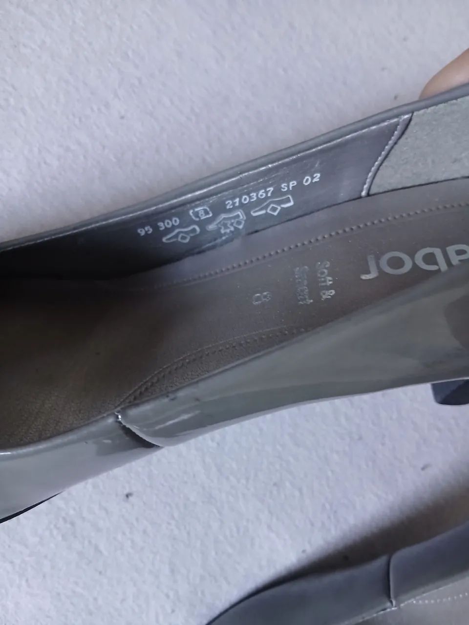 LINDO SCARPIN DE GRIFE GABOR CINZA N40  - Foto 4