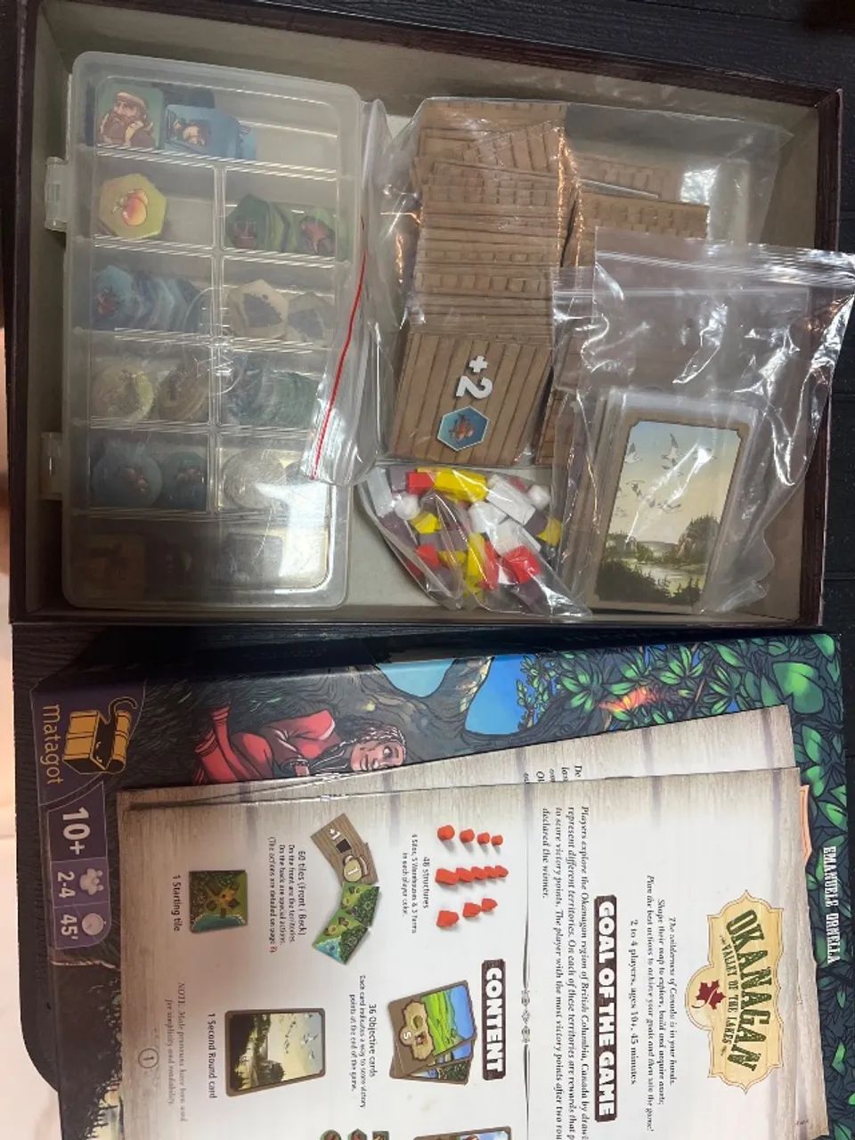 Okanagan board game - acompanha caixa organizadora de recursos - Foto 2