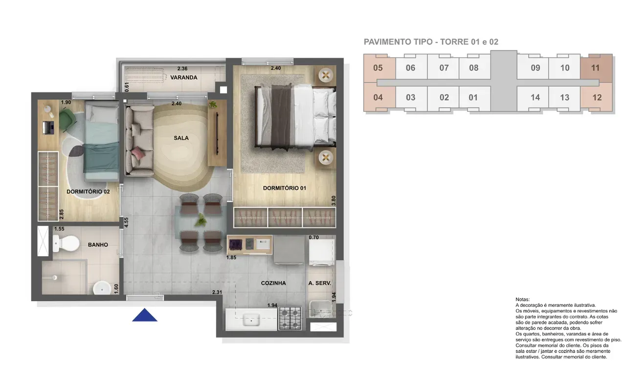 PLANTA 38m²