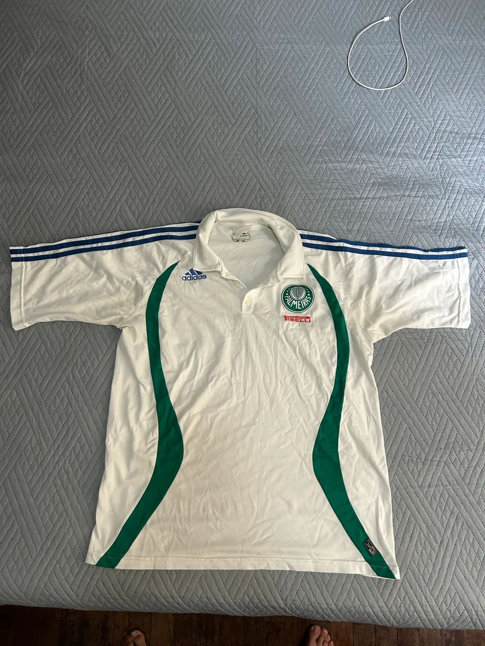 Camisa Polo Palmeiras Branca 2000-2008