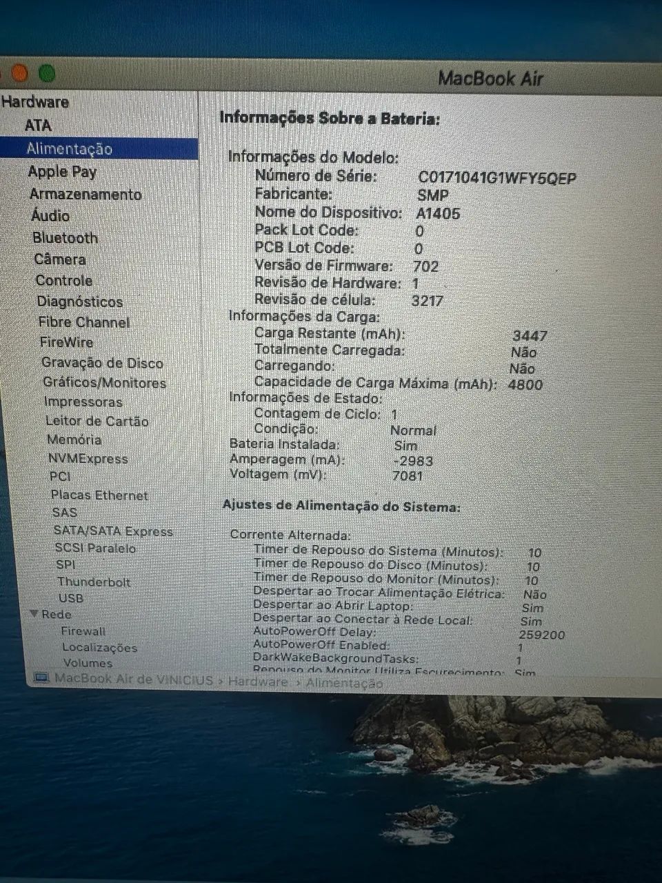 MACBOOK AIR I5 BATERIA NOVA 1 CICLO TELA 13.3 POLEGADAS  - Foto 2