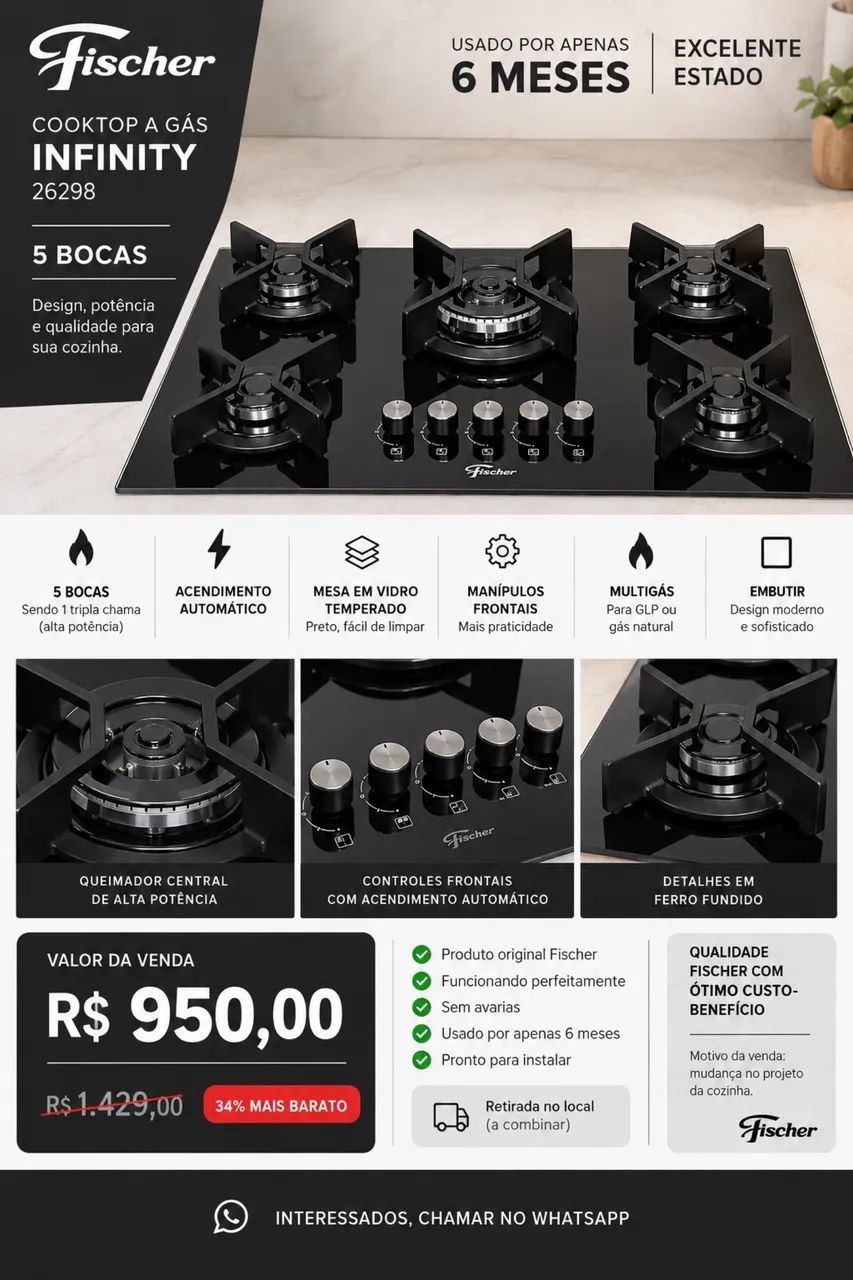 Fogão/Cooktop