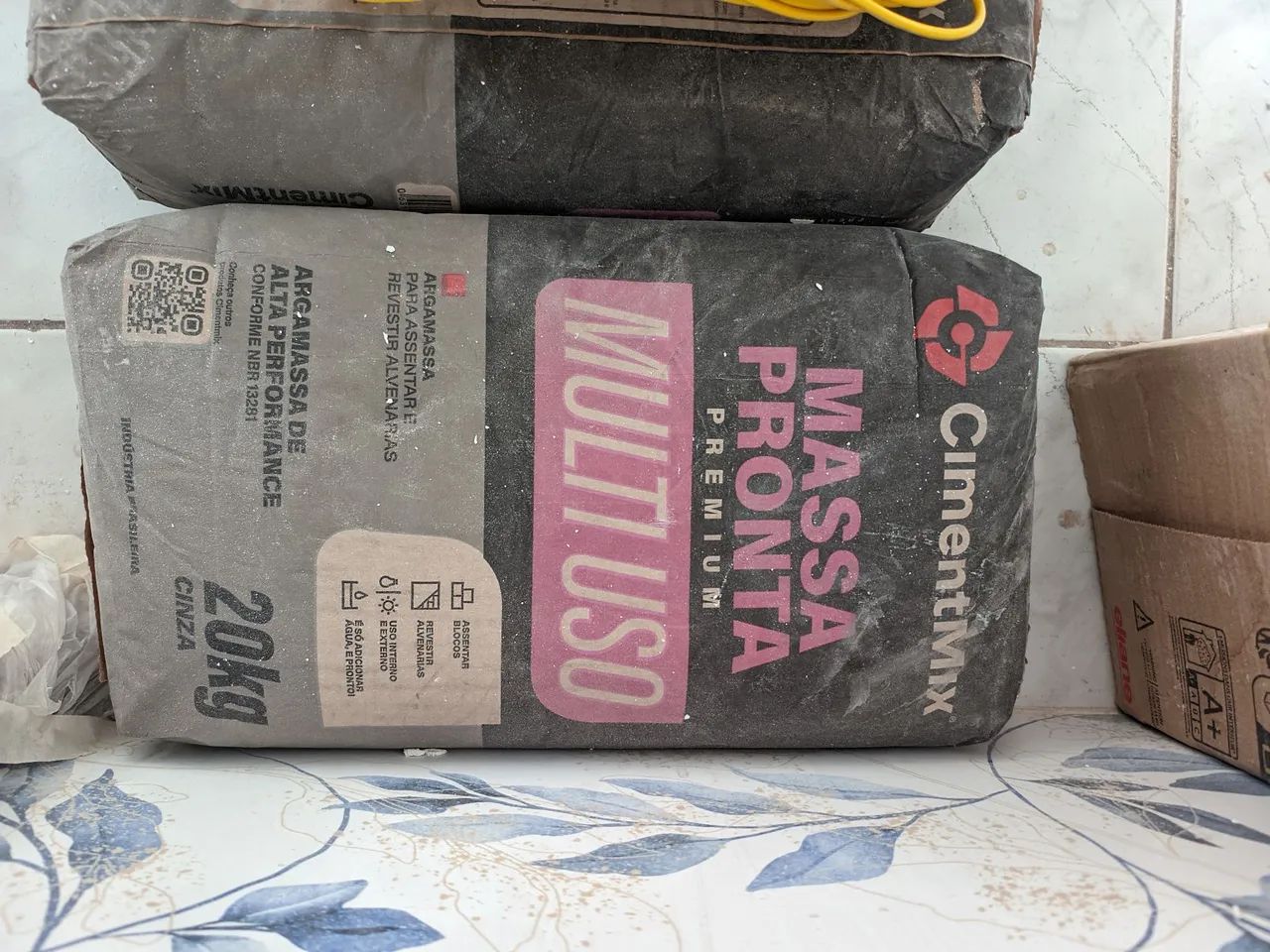 2 sacos Massa Pronta