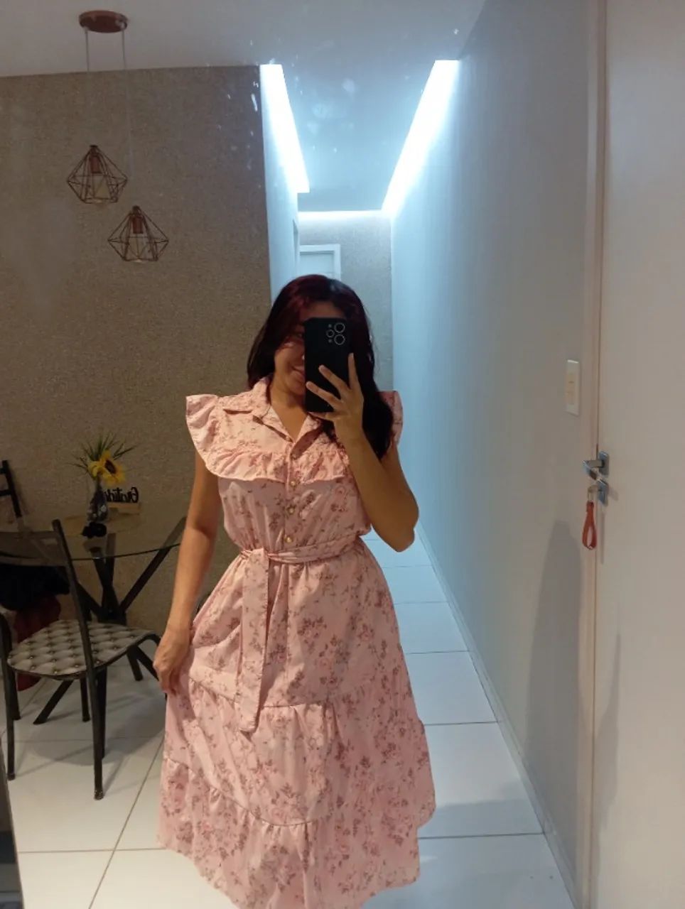 Vestido florido tamanho M - Foto 3