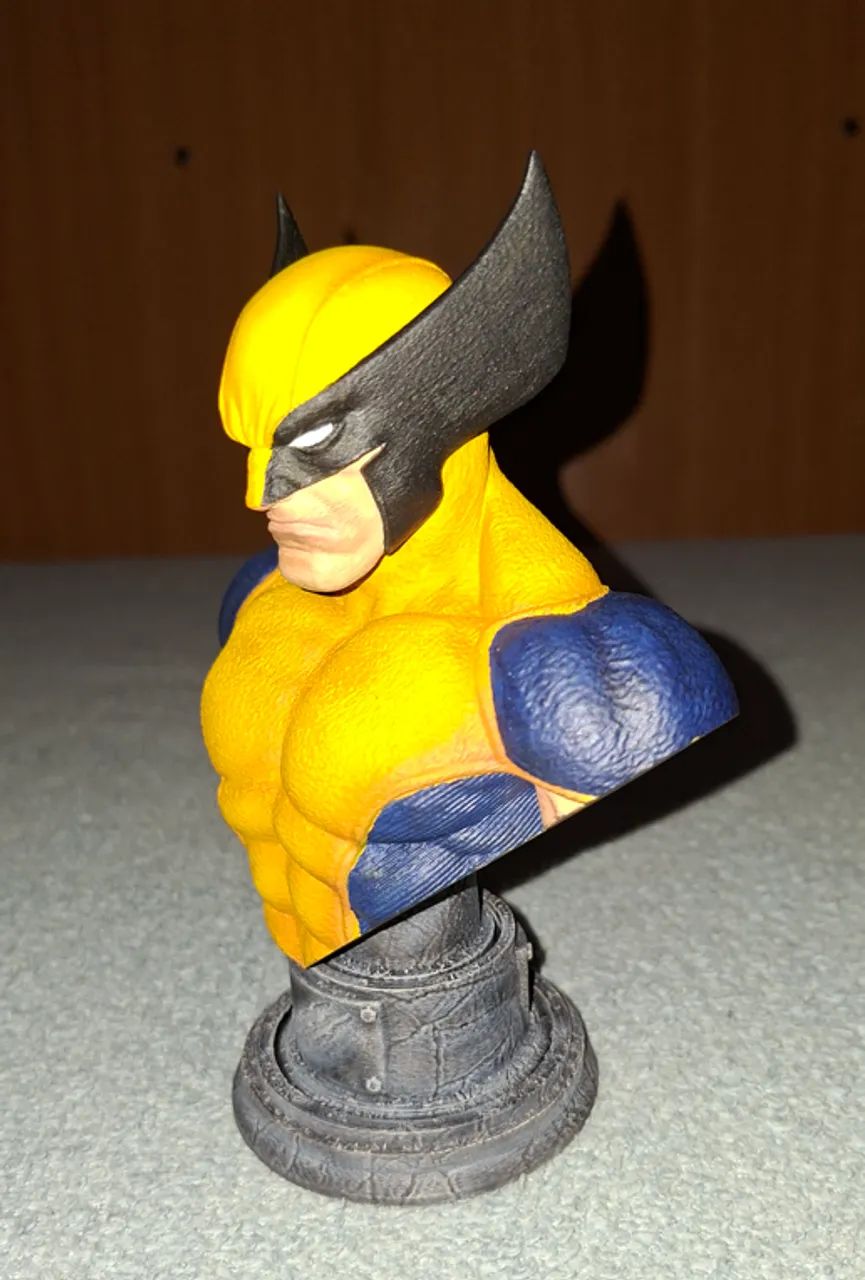 WOLVERINE BUSTO - PERSONAGEM DE AÇÃO - PEÇA DE COLEÇÃO PREMIUM - Foto 5