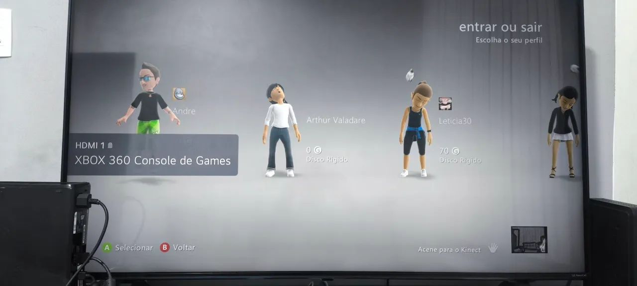 Xbox 360 com sensor kinect  - Foto 4