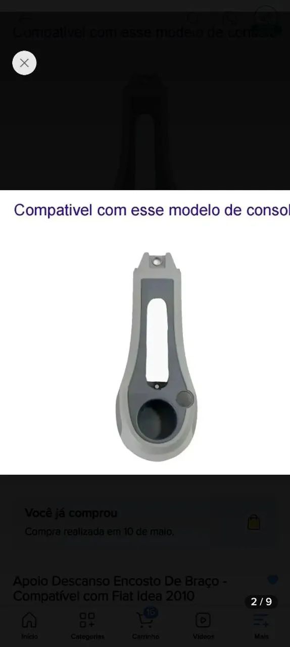 Encosto de braço para carro - Foto 3
