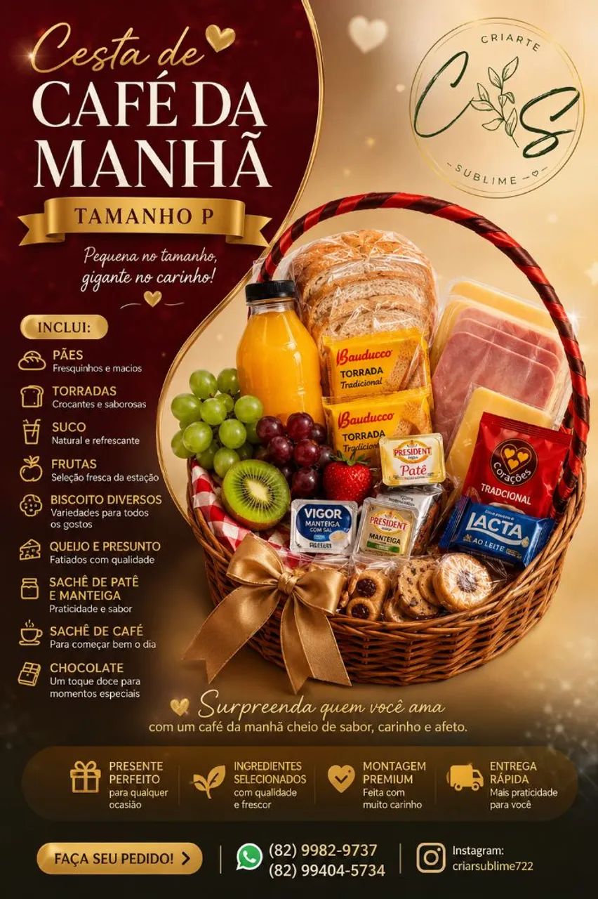 CESTAS DE CAFÉ DA MANHÃ  - Foto 2