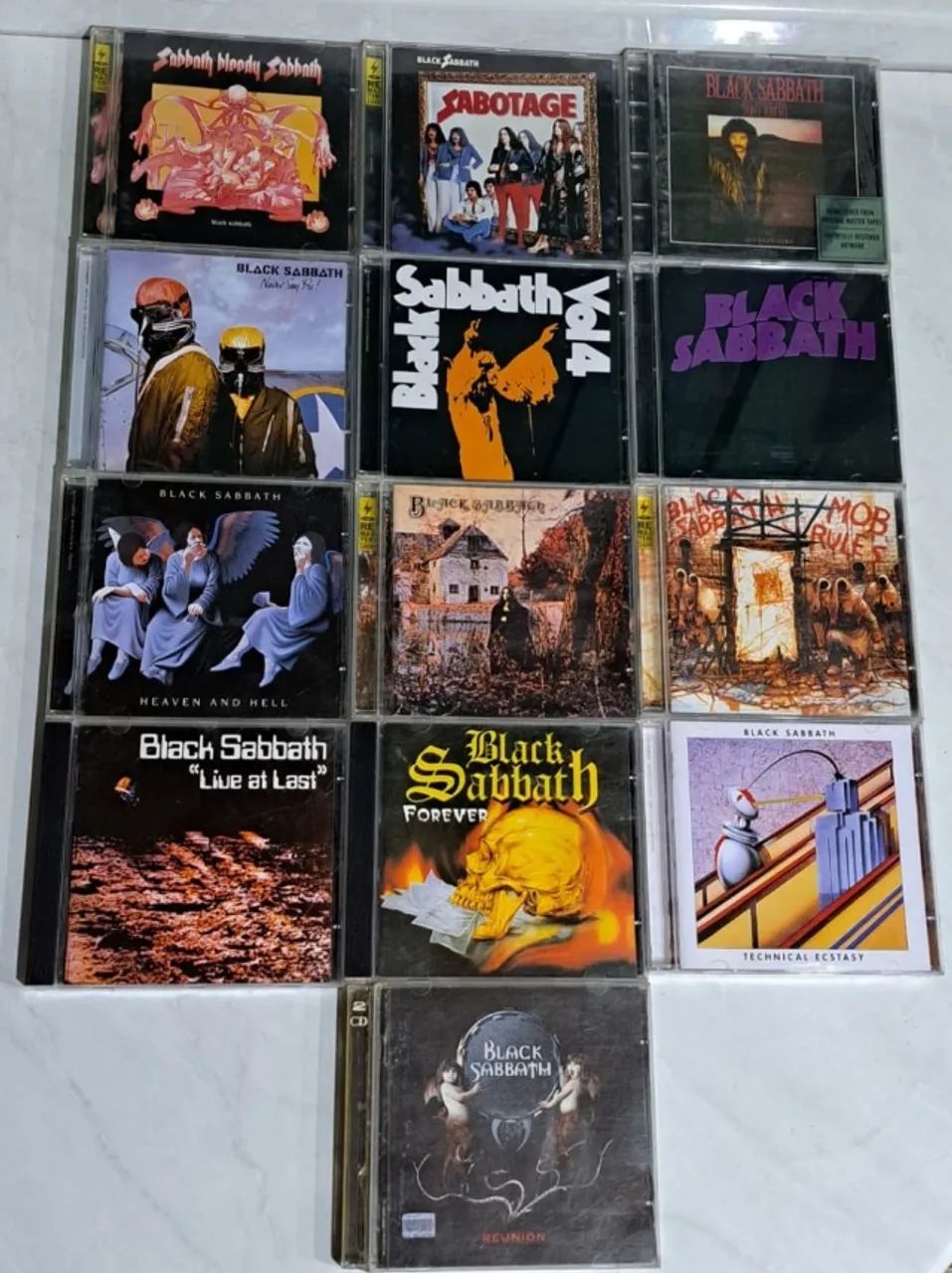 LOTE - COLEÇÃO CDs BLACK SABBATH