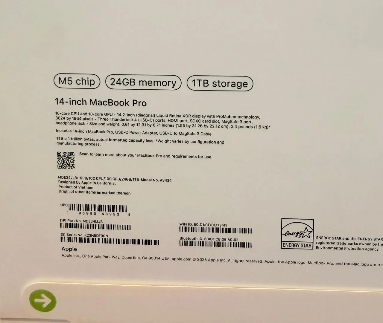 Apple MacBook M5 Chip | 24Gb RAM 1T | - Foto 2