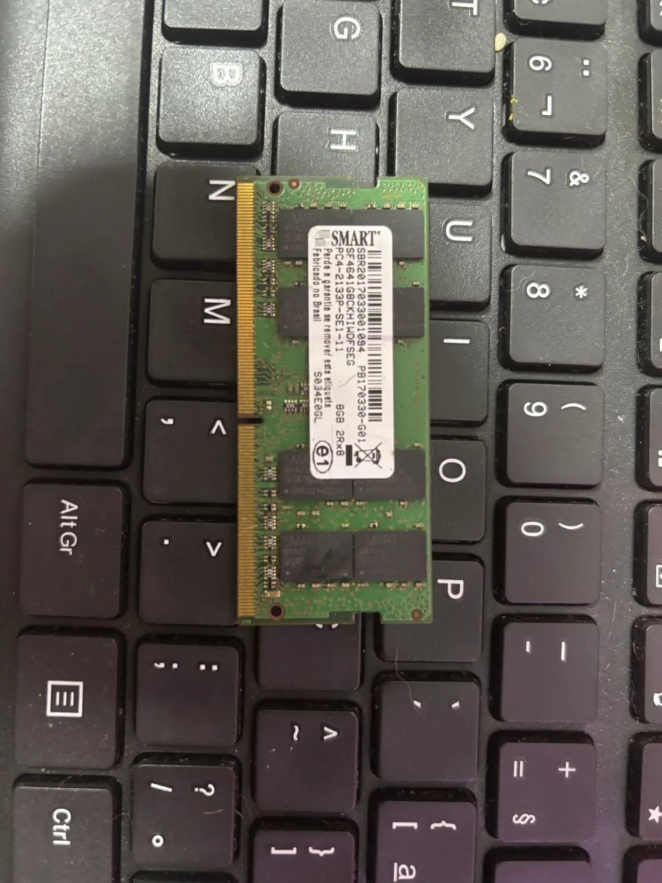  VENDO MEMÓRIA RAM 8Gbs de NOTEBOOK
