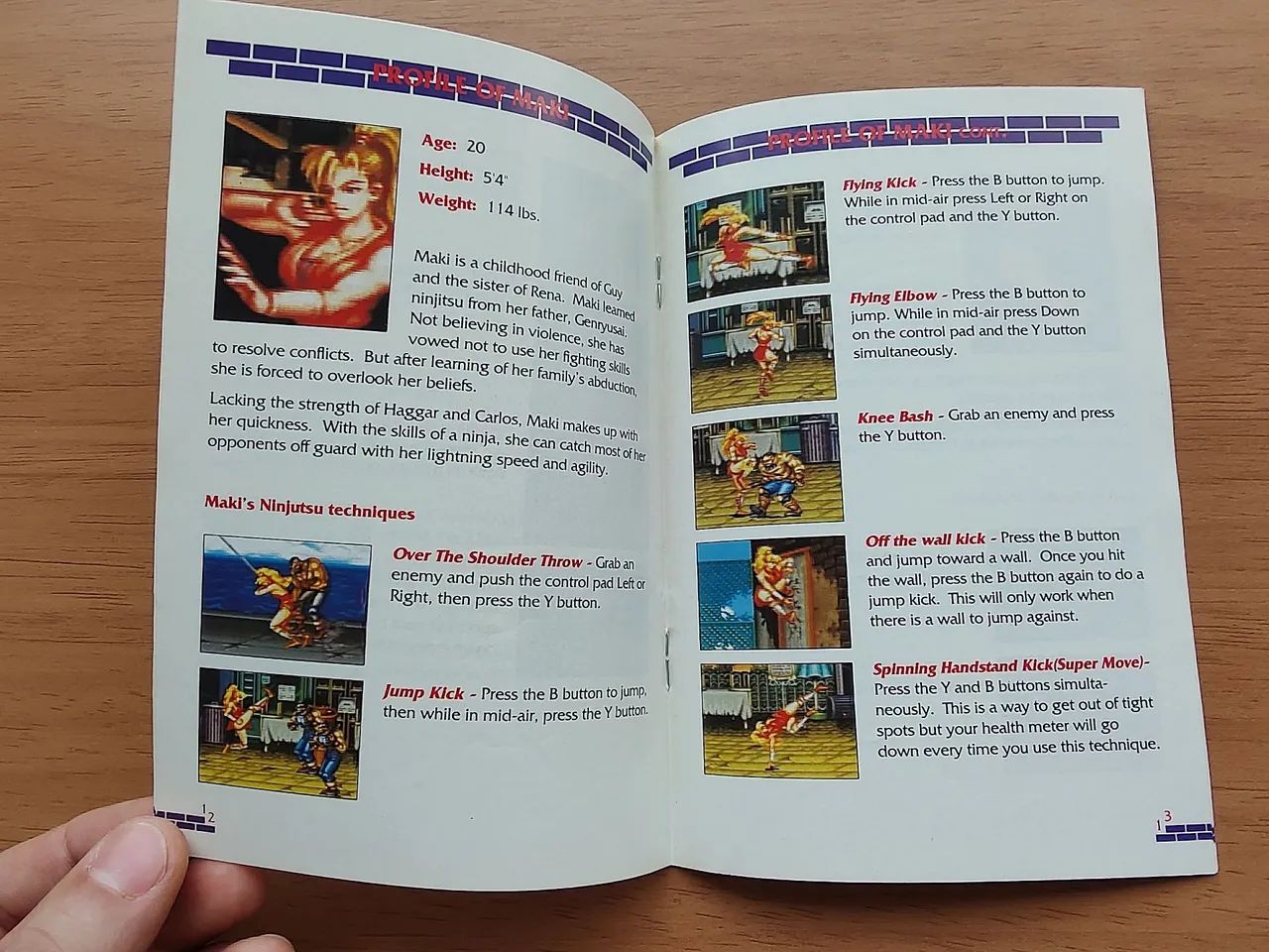 Manual Original Final Fight 2 SNES - Foto 3