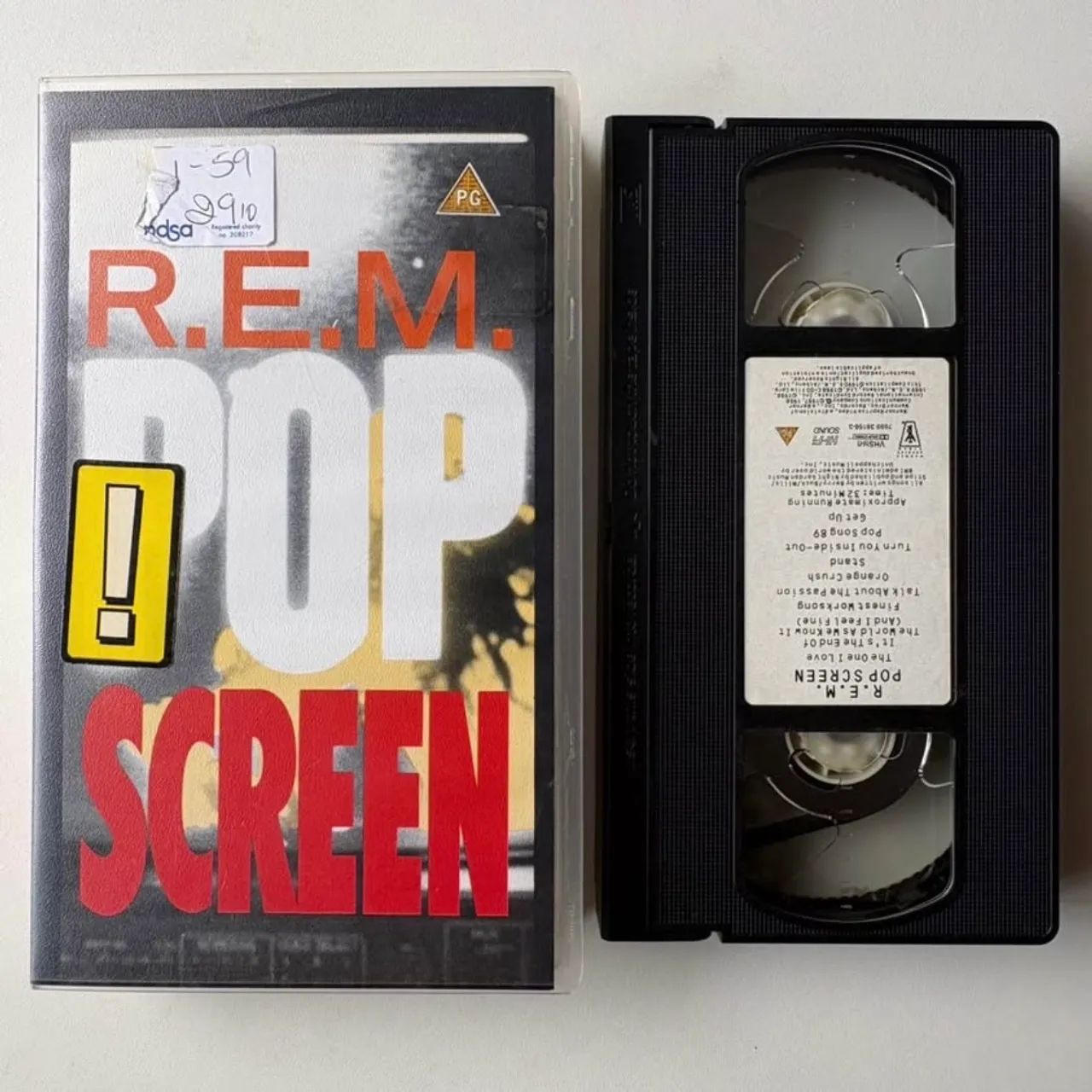 R.E.M. Pop Screen Fita VHS Importada 1990 - Leia Anúncio!!! - CDs