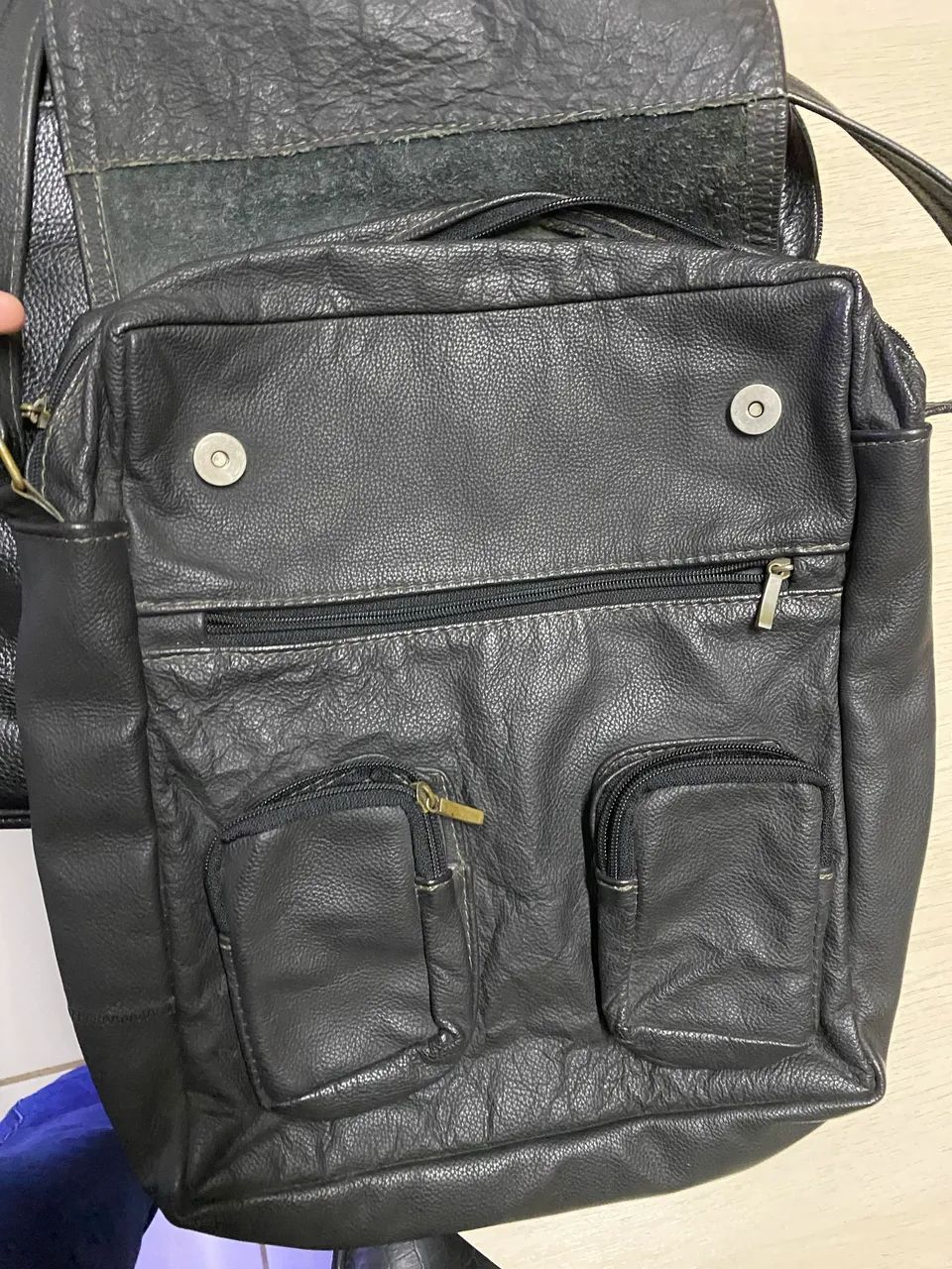 Bolsa de ombro de couro - Foto 3