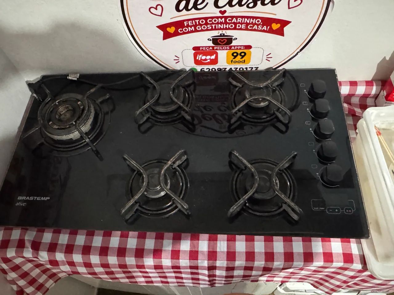 Fogão COOKTOP BRASTEMP ATIVE 