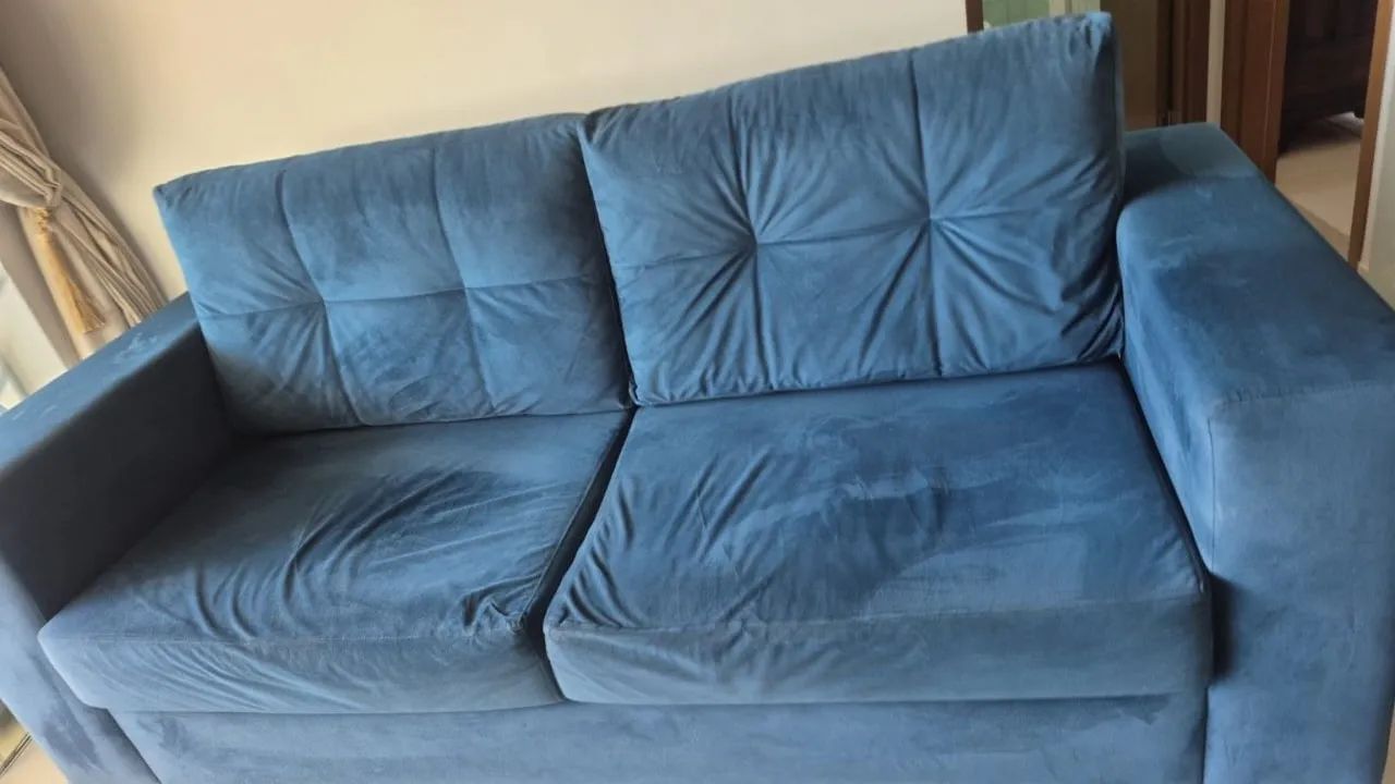 ? VENDO SOFÁ DE 2 LUGARES - AZUL