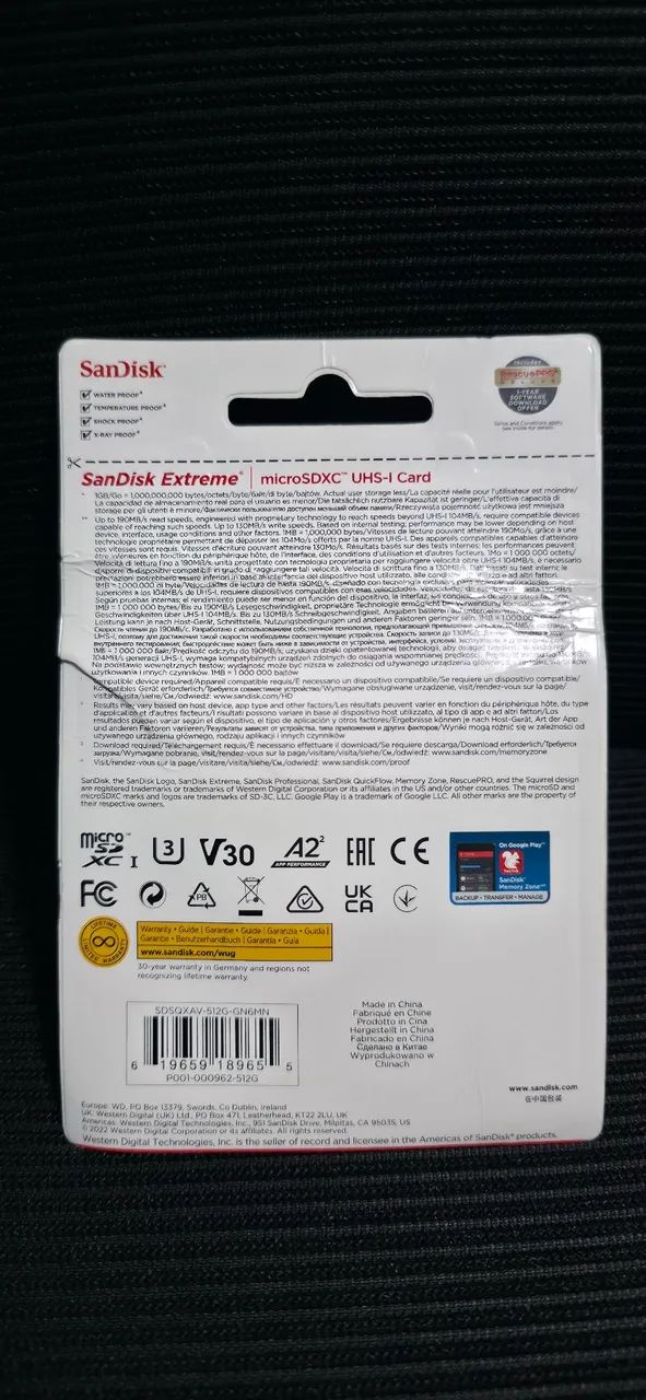 MicroSDXC SanDisk Extreme de 512 GB - Foto 3