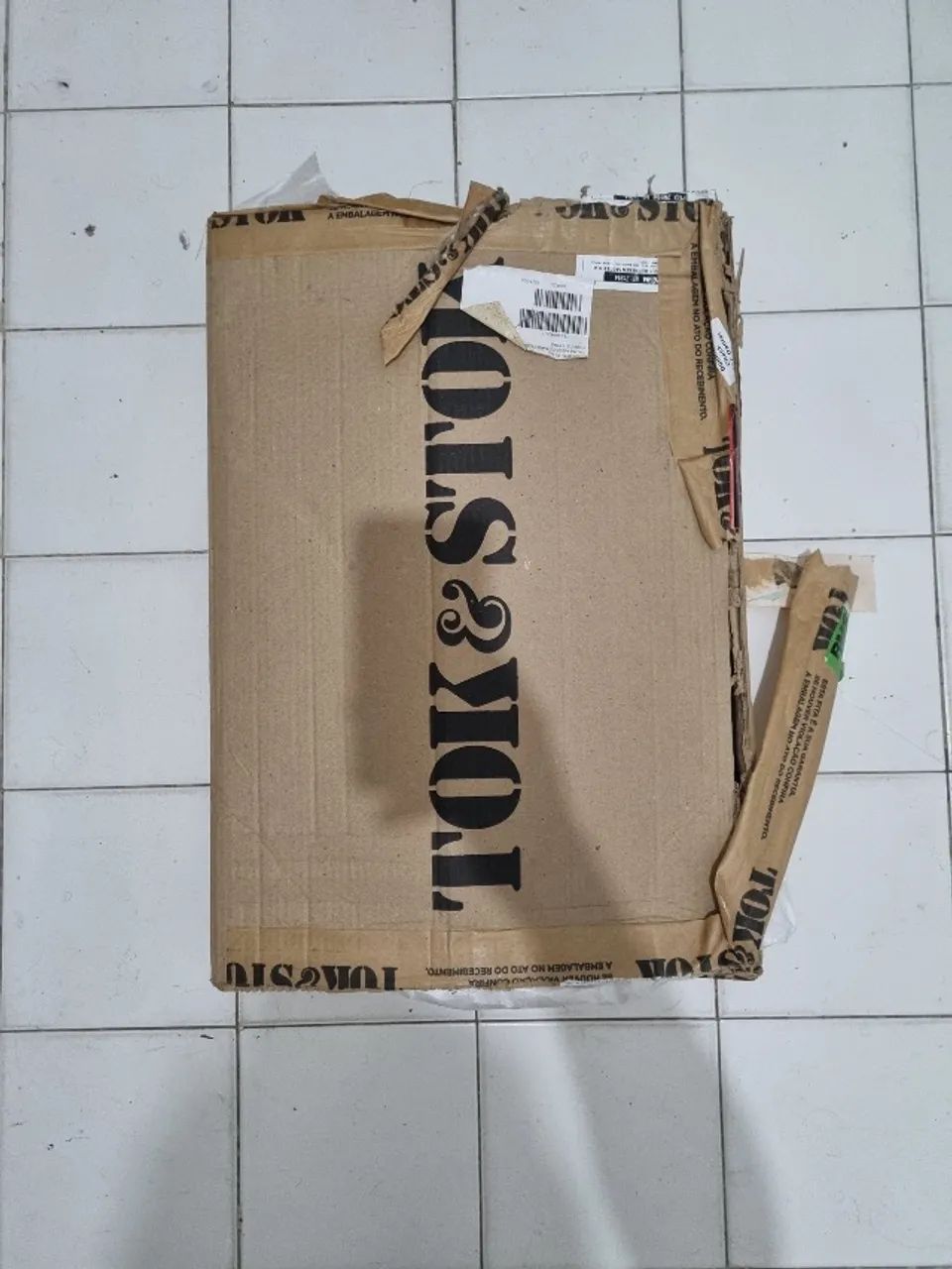 Mesa de Cabeceira Pauta em Madeira Tok Stok - Foto 2