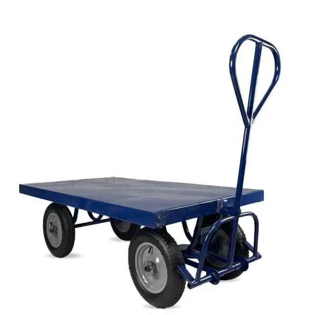 Carro Plataforma com Tampo em Aço 450kg C-128-d - Foto 2