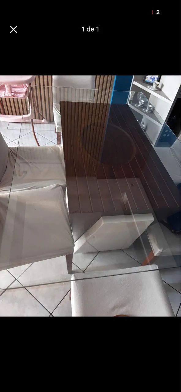Mesa de jantar 6 lugares 