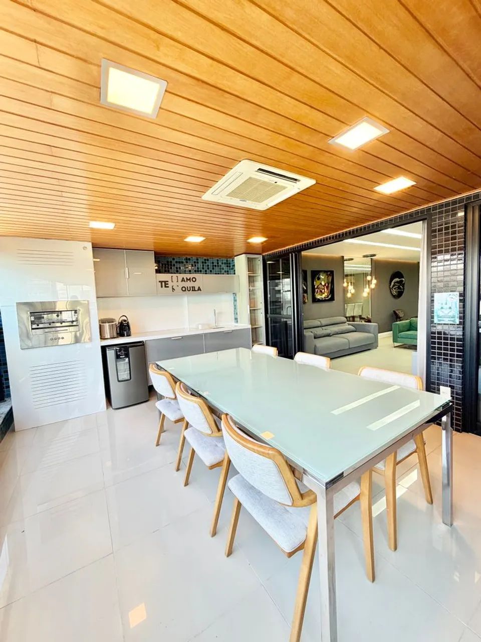 Apartamento com 4 suítes mobiliado e decorado com vista mar na Jatiuca - Foto 4