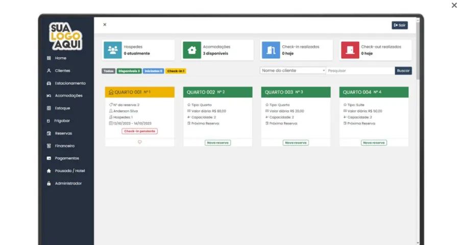 Sistema Gerenciador De Hotéis E Pousadas - Foto 2