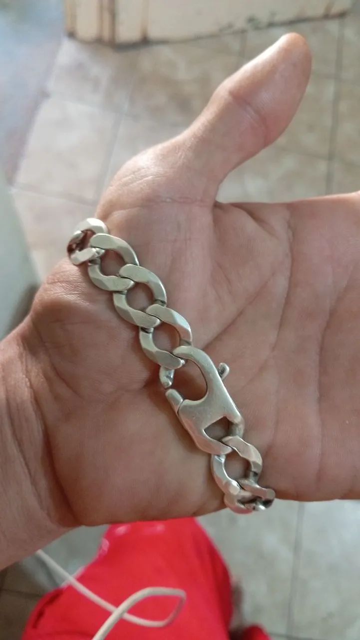 Pulseira de prata 925 de 40 gramas - Foto 2