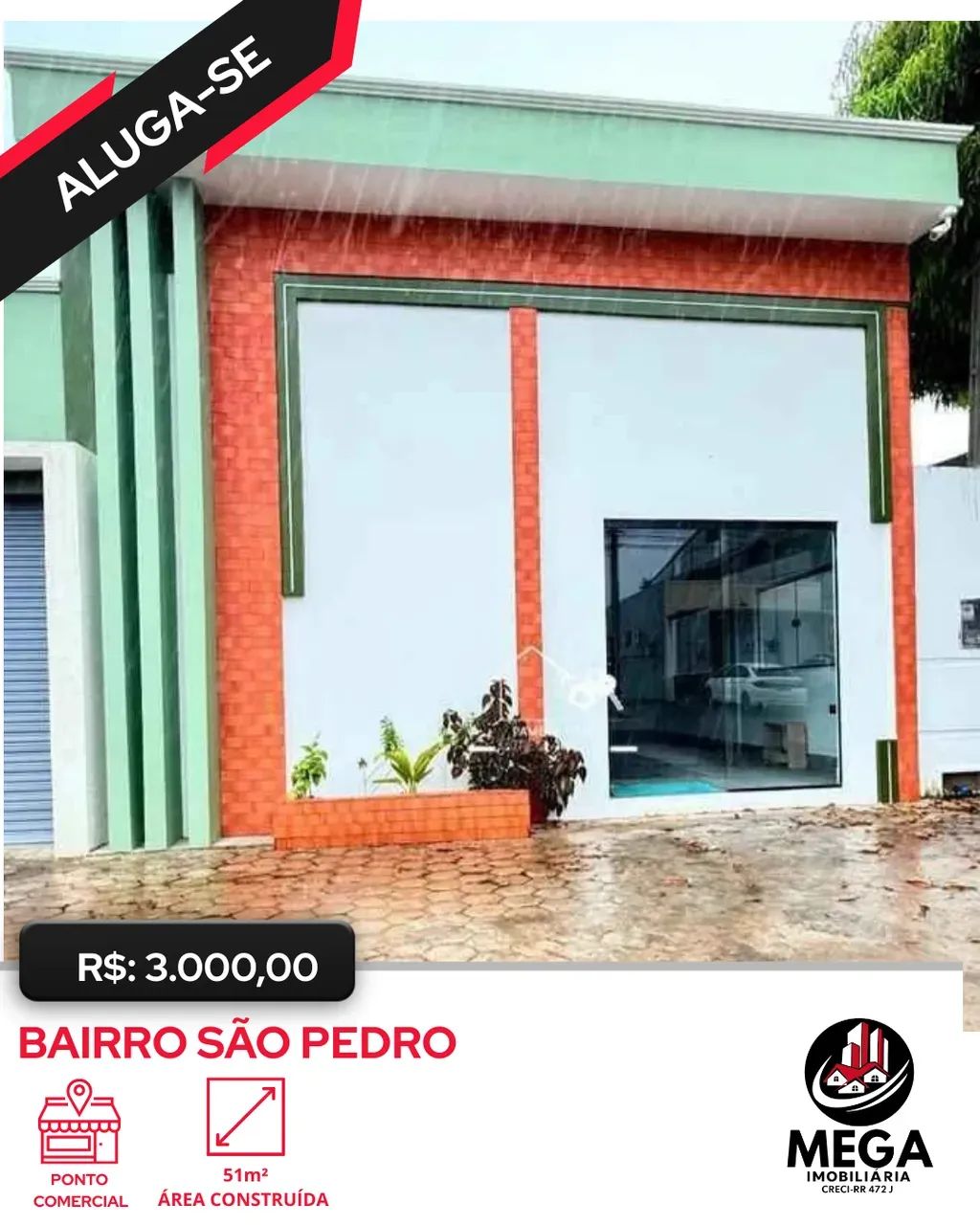 Ponto Comercial no São Pedro com 51 M²