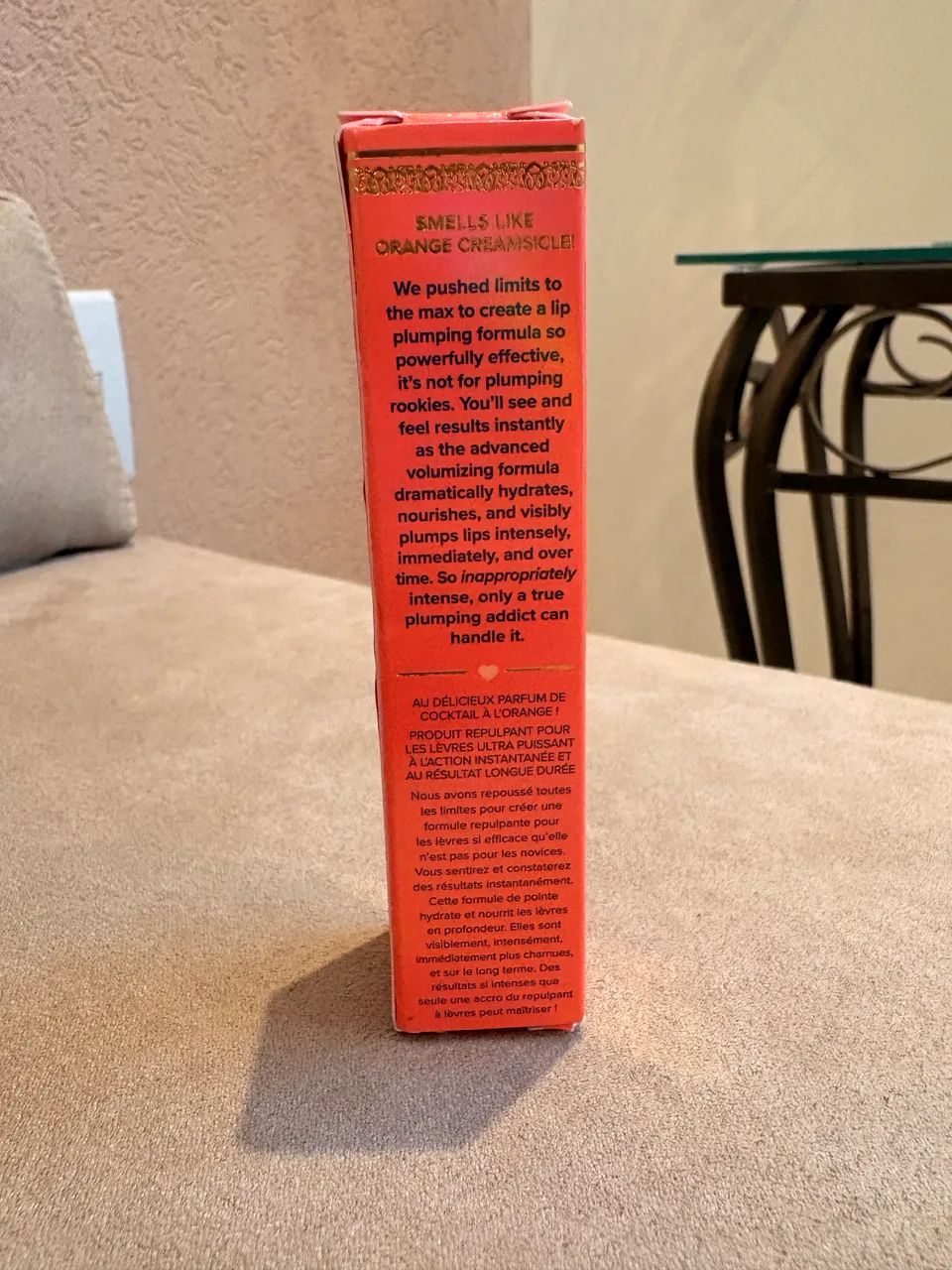Gloss Labial Volumizador Too Faced Lip Injection Maximum Plump 4ml Creamsicle Tickle - Foto 2