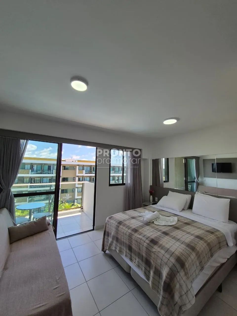 Flat com 1 quarto em Muro Alto