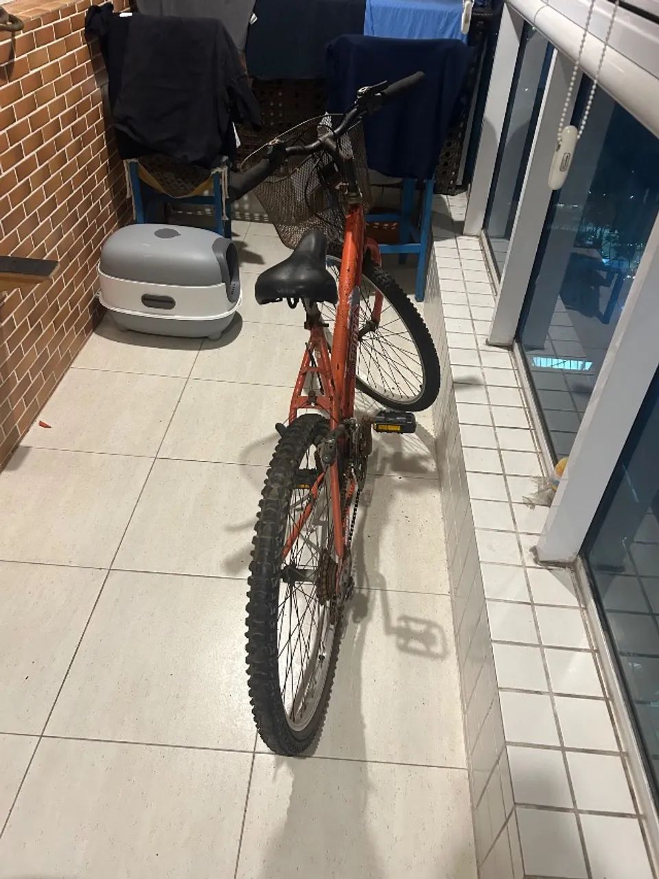 Bicicleta Track vermelha  - Foto 3