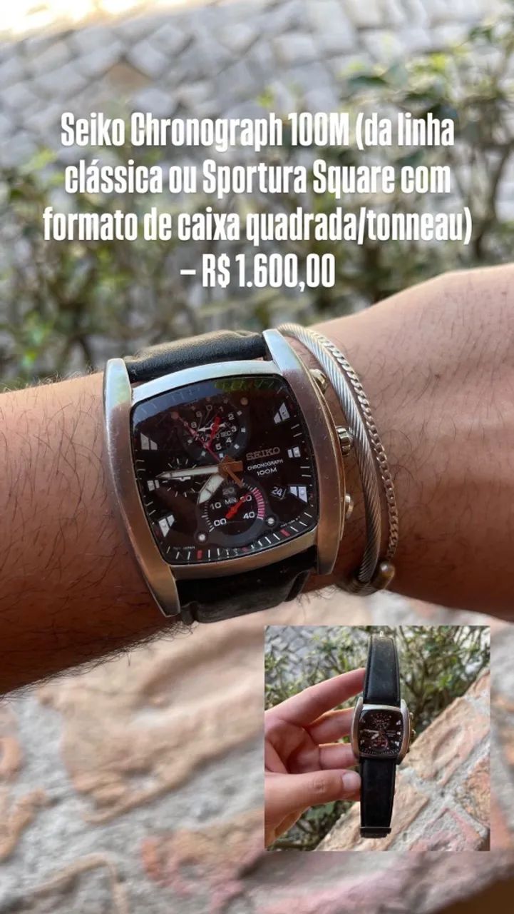 Relógio Seiko Chronograph 100M