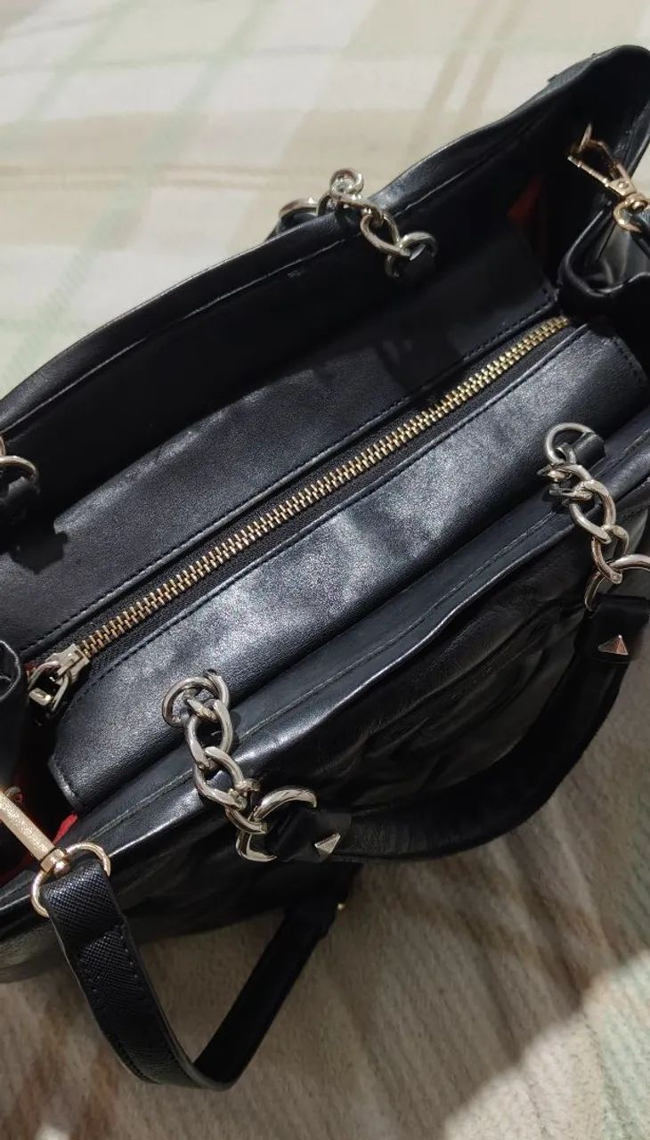 Bolsa Schutz original de couro legítimo  - Foto 5