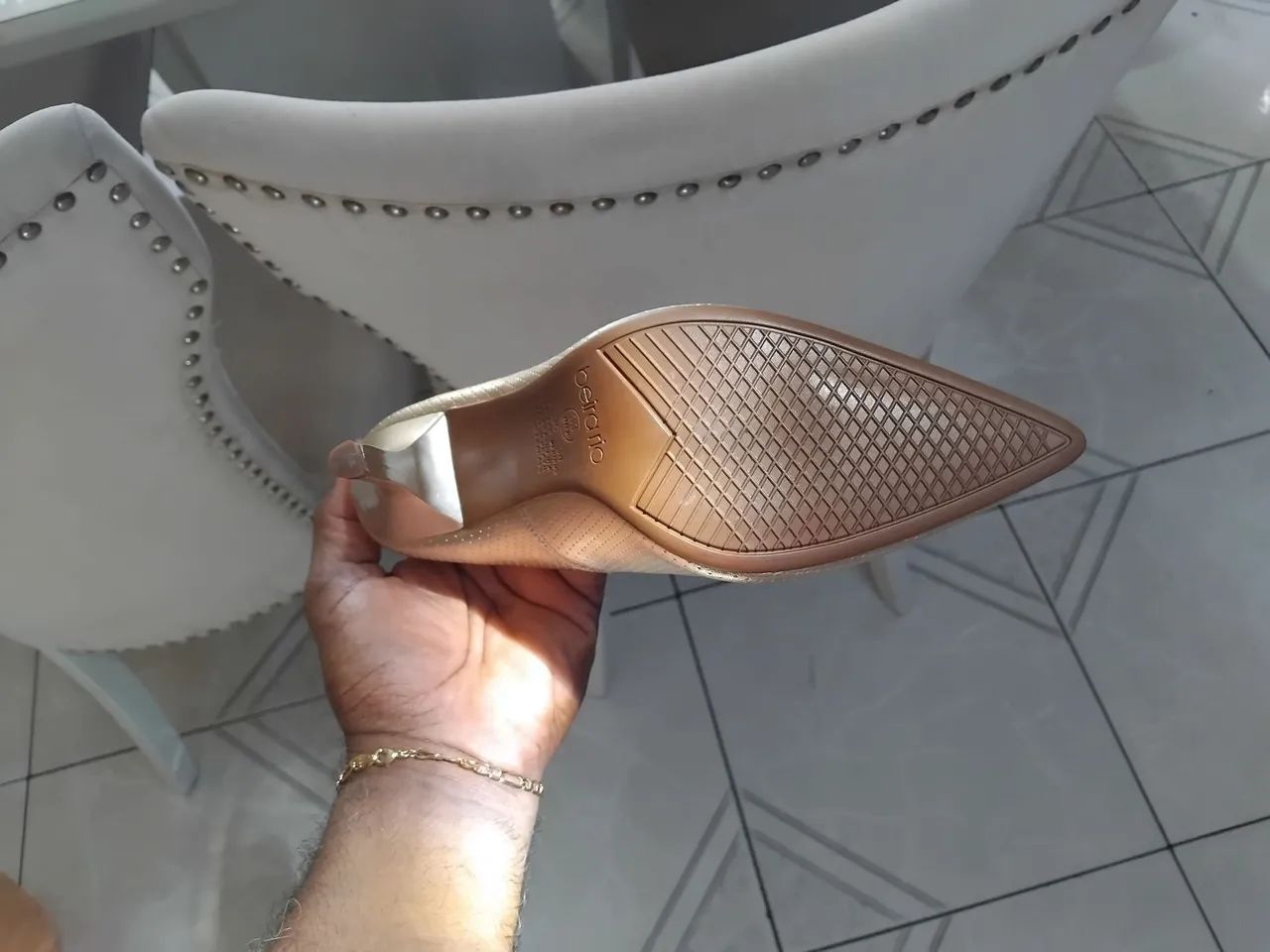 Sapato de salto beira rio - Foto 4
