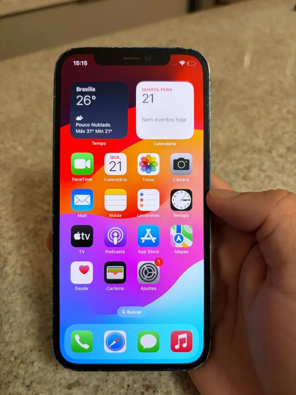 iPhone 12 Azul 64 GB | Funcionando 100% com avarias - Foto 3