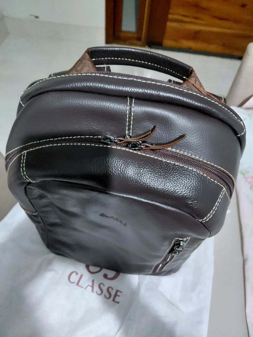Mochila Executiva classe couro.  - Foto 3