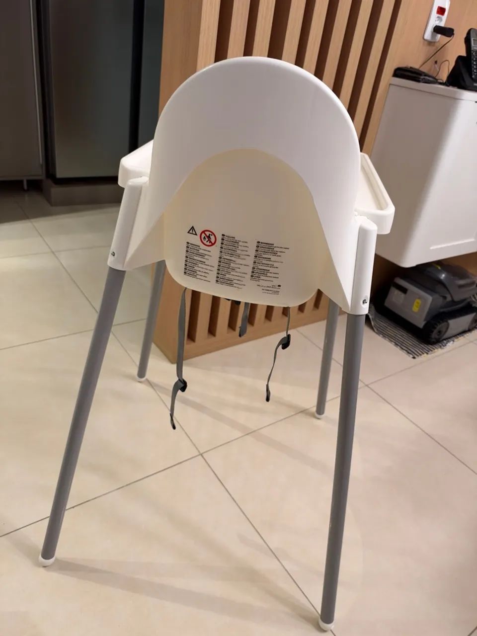 Cadeira de alimentação alta com tabuleiro antilop (ikea) - Foto 5