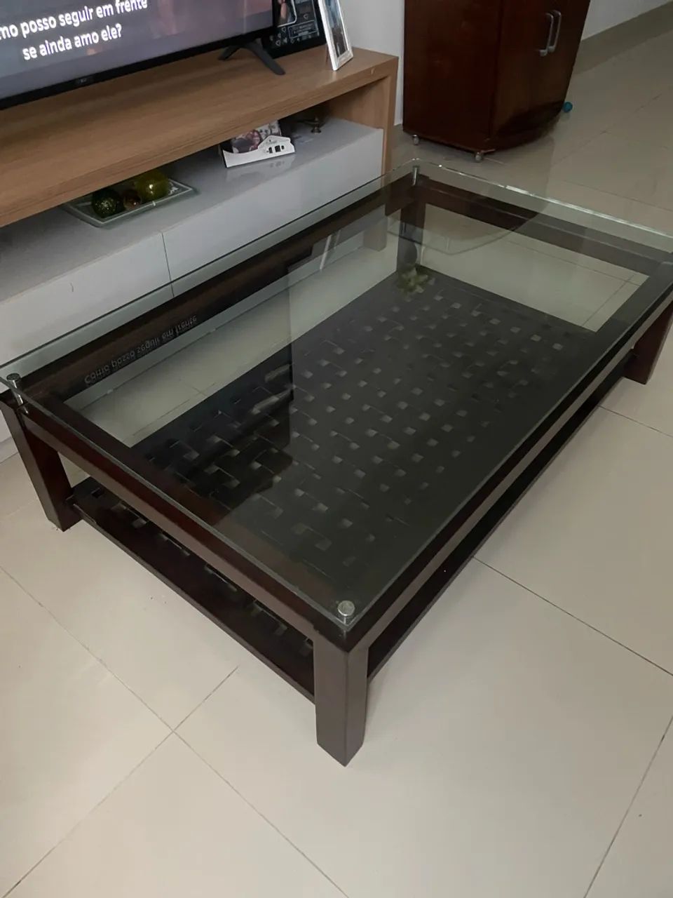 Mesa de centro - Madeira maciça  - Foto 3