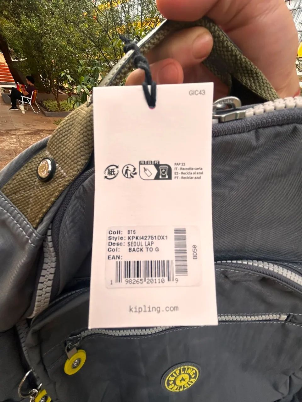 Mochila Kipling Seoul Lap - Foto 3