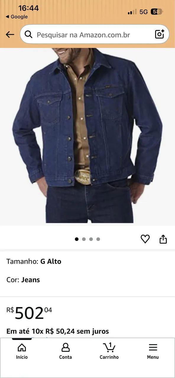 Jaqueta Jeans Wangler GG - Foto 2