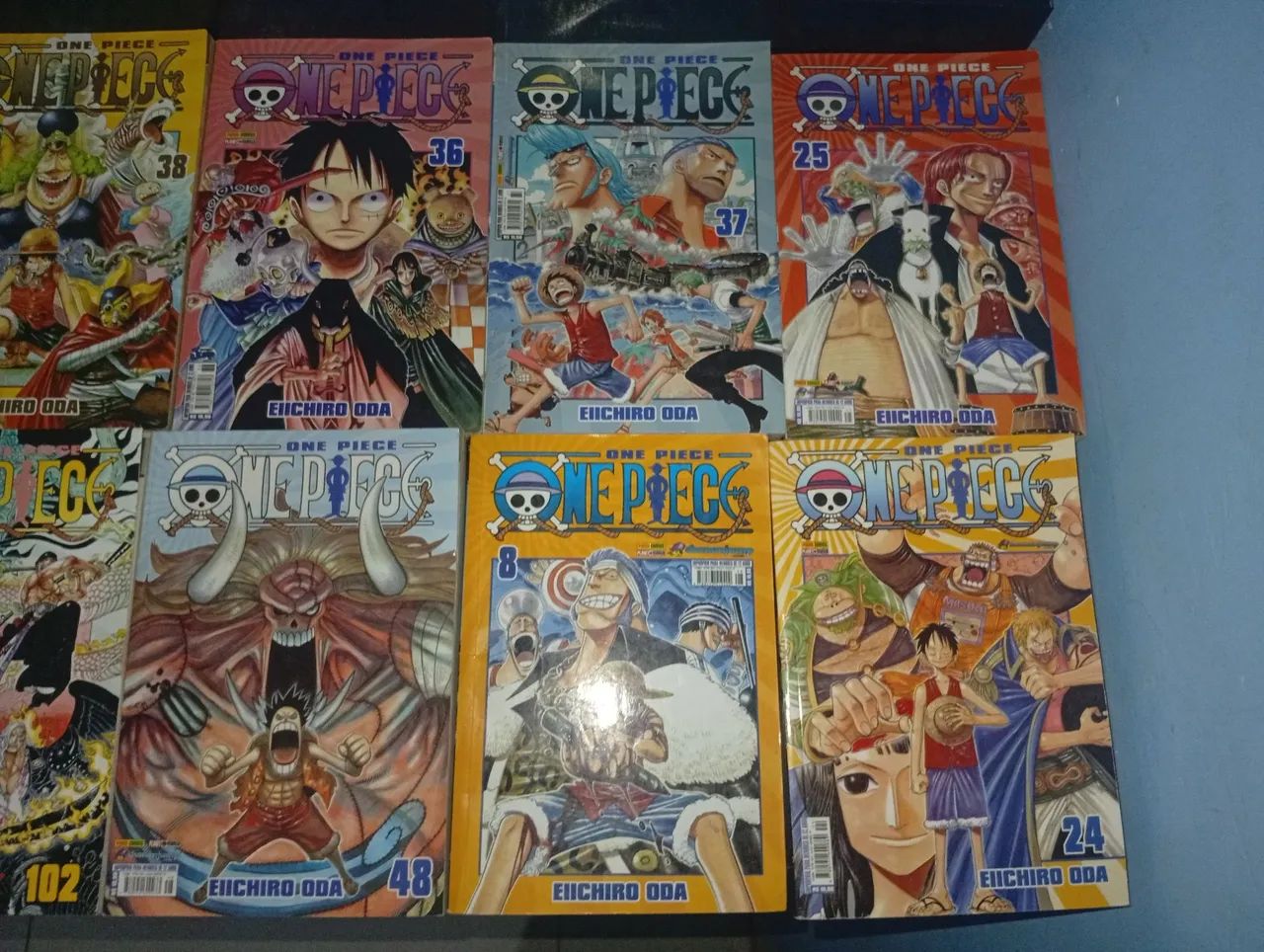 Lote de 10 mangás de One Piece e Demon Slayer  - Foto 2