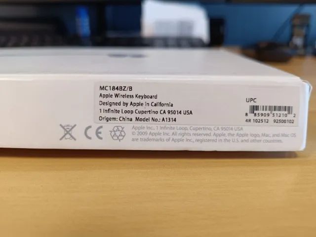 Teclado Apple Wireless Keyboard A1314 Pouco Usado - Foto 3