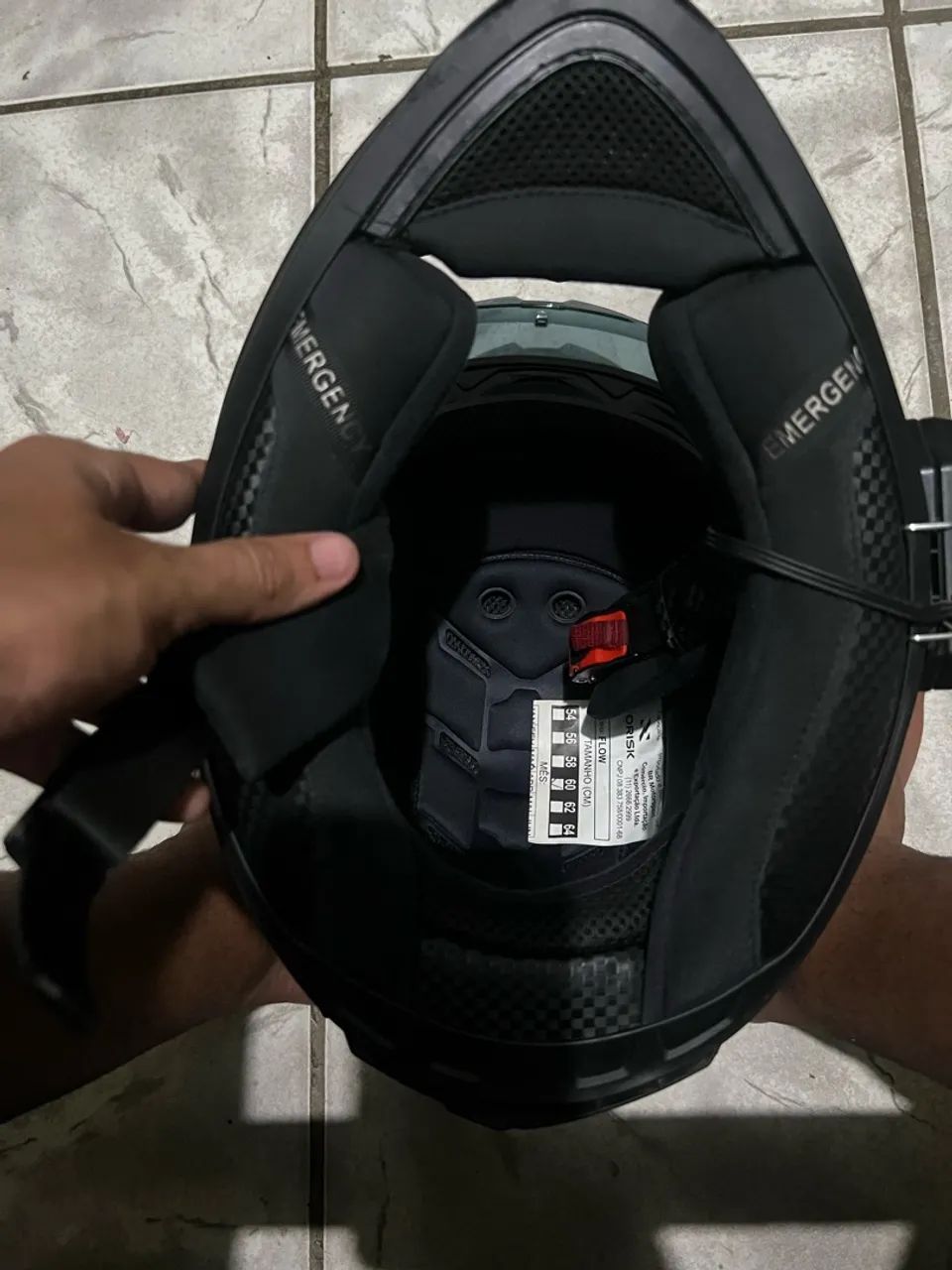 Kit Norisk Flow preto + 2 viseiras + intercomunicador - Foto 4