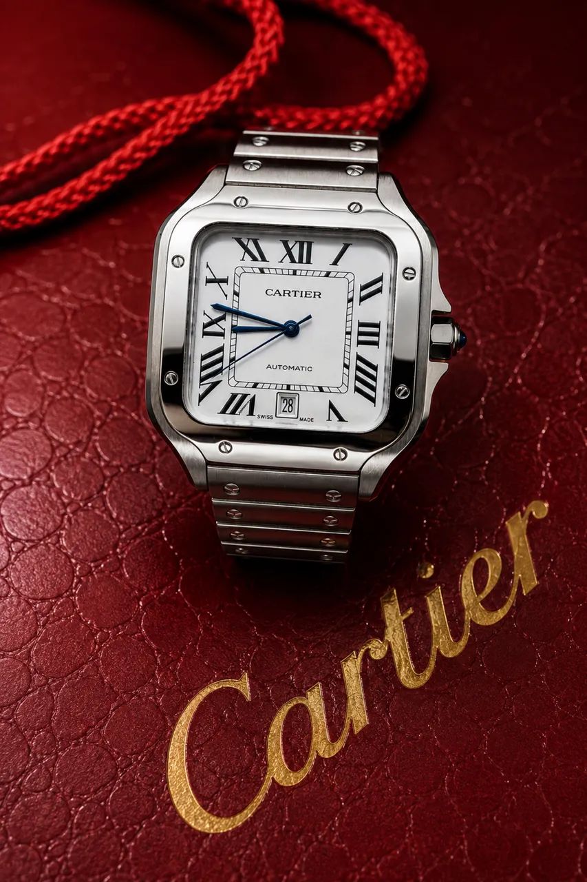 Relógio masculino Santos de Cartier automático